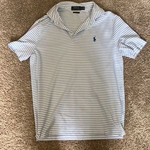 Light blue striped Polo